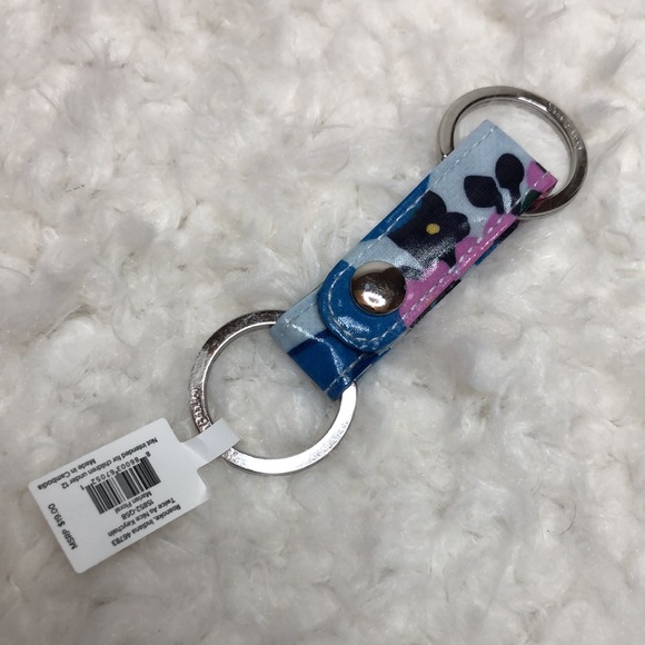 Vera Bradley twice as nice keychain - Picture 2 of 3